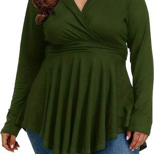 Plus size woman's sexy tunic